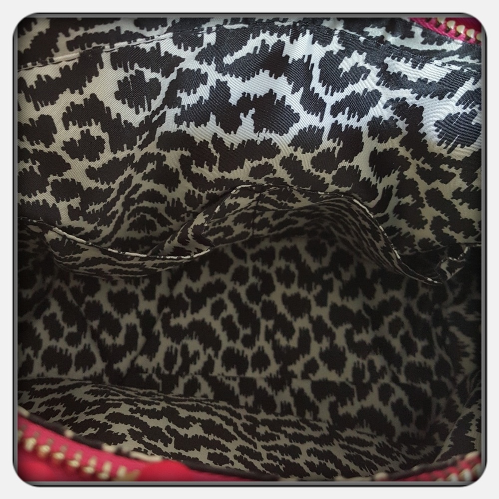 NWT Vera Bradley Fushsia Saffiano Satchel - Picture 2 of 7